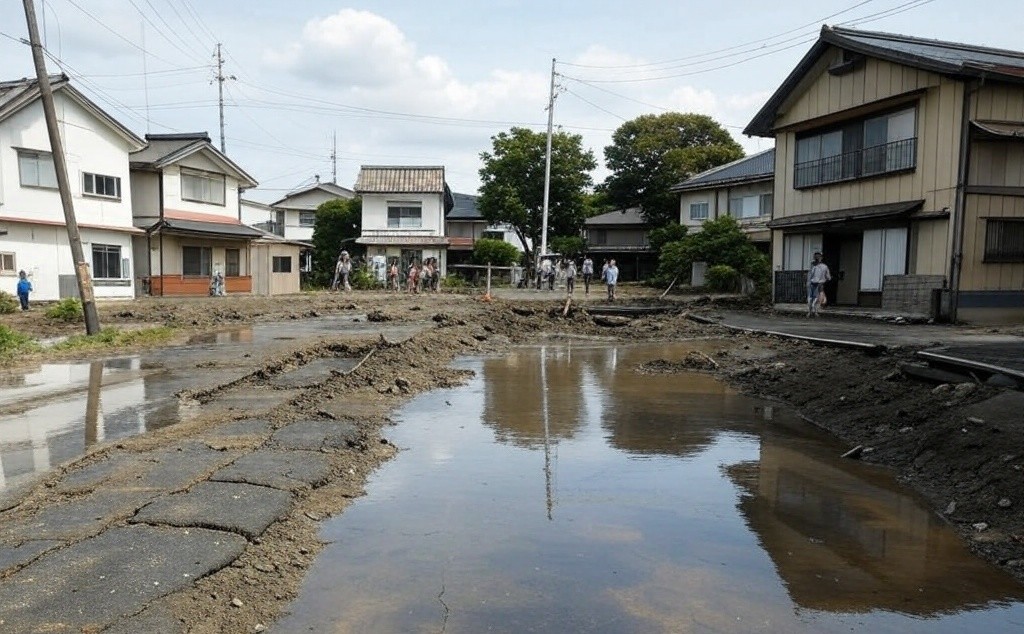 宅地の液状化